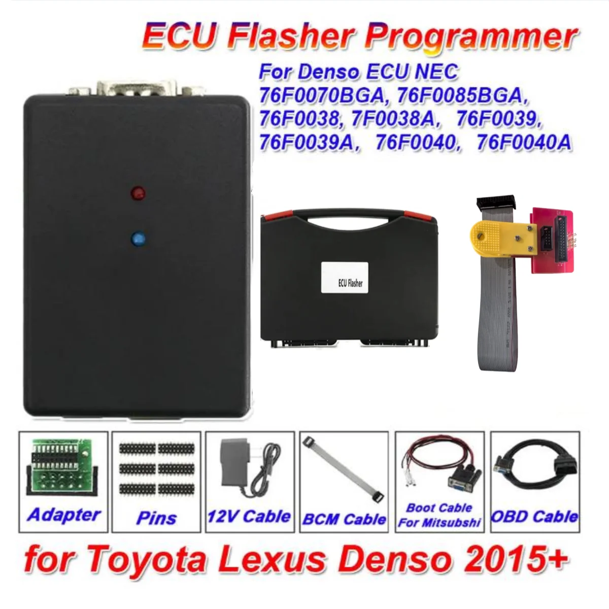 For Toyota Lexus Denso ECU Flasher Programmer Chip Tuning Bench Tool Car Engine Control Unit Read Write Device