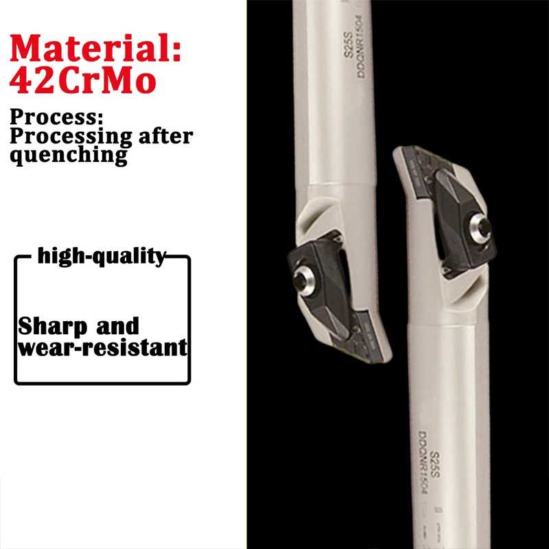 1PCS DDQNR2020K15 DDQNR2525M15 DDQNL2020K15 DDQNL2525M15 Internal Turning Tool Holder DDQNR DDQNL For Turning Inserts DNMG