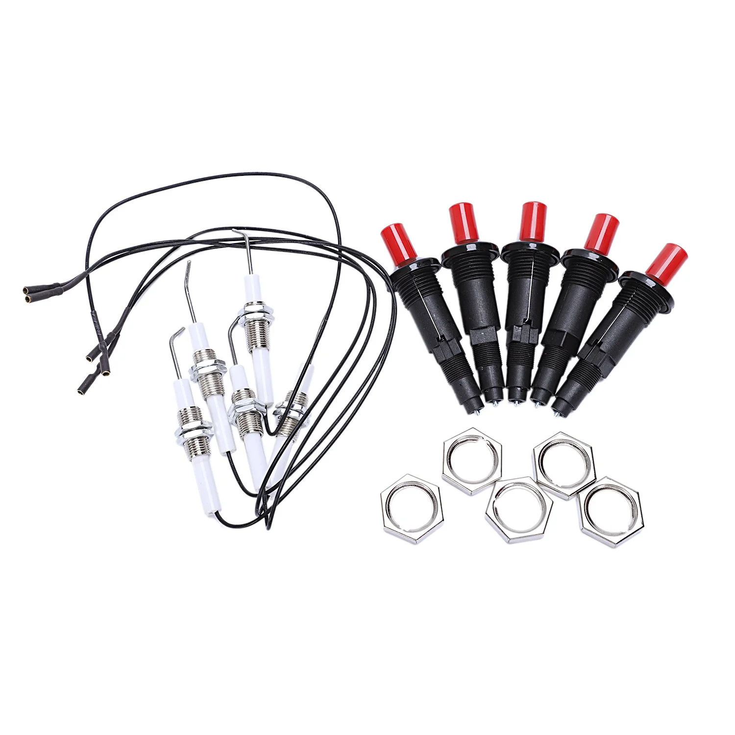 Gas Grill Push Button Kitchen Lighter Piezo Ignition Kit Universal Threaded Plug-B09B