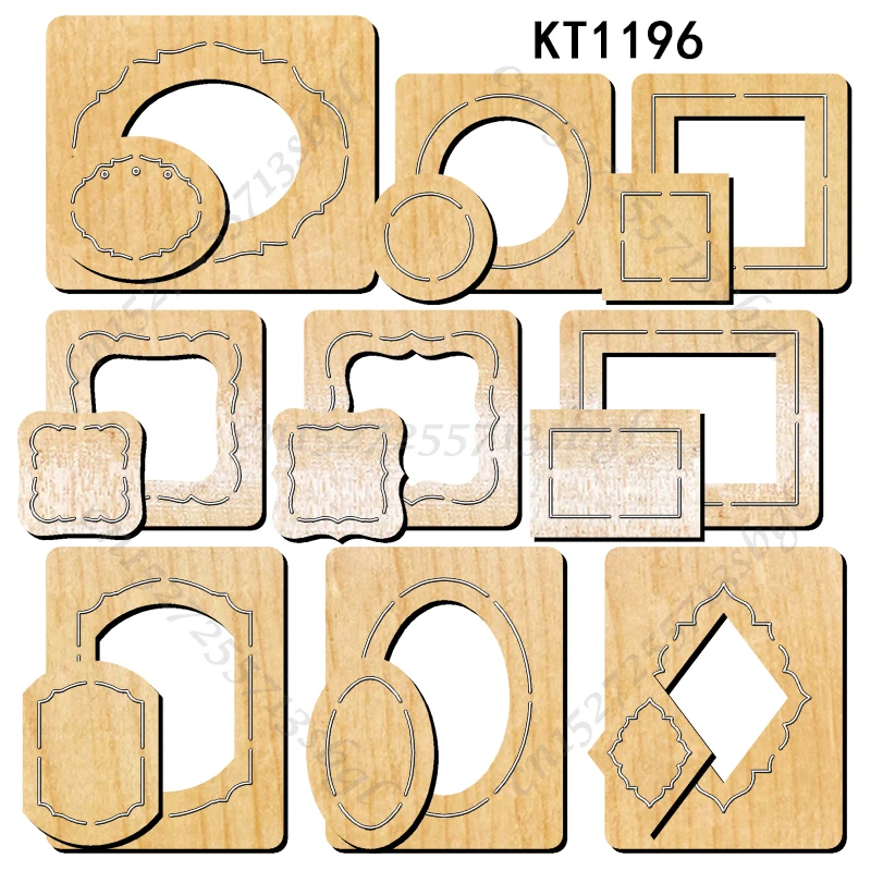 Shaker Removable Mold New Wooden Cutting Dies Suitable for Common Mold Scrapbook Machines on the Market