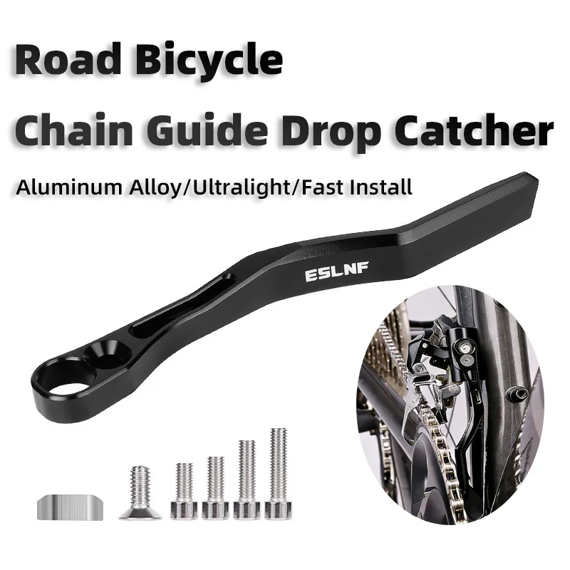 AliExpress ESLNF Ultralight Aluminum Alloy Road Bike Chain Catcher Universal Chain Drop Keeper Anti-Drop Road Bicycle Chain Guide Stabilizer