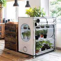 2025 Popular White W125xD65xH120cm Vegetable Mushroom Planting Tent Indoor Thermostatic Plant Tent