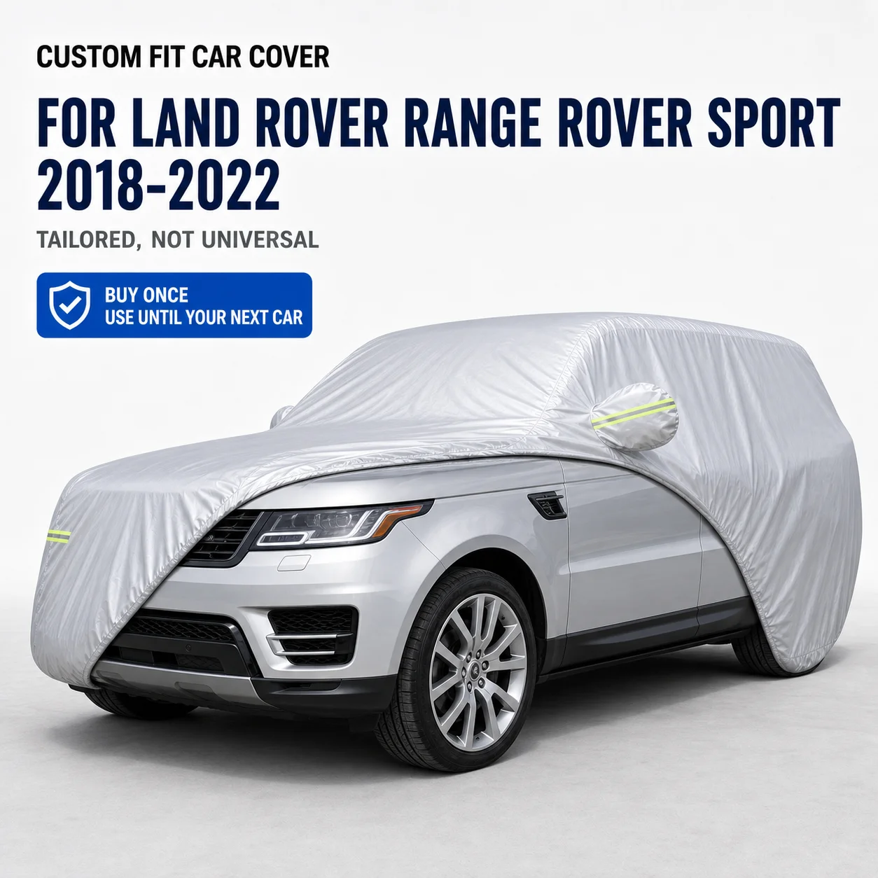For Land Rover Range Rover Sport 2018-2022 Exterior Car Cover Custom Fit Car Sun Protector Waterproof Dustproof Car Outdoor