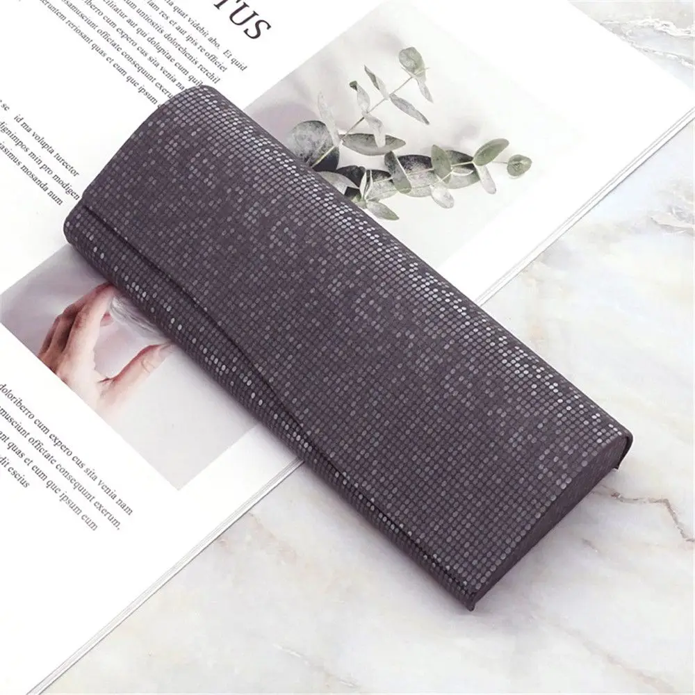 Women Men Large Capacity Portable Glasses Holder PU Leather Eyeglasses Case Glasses Box