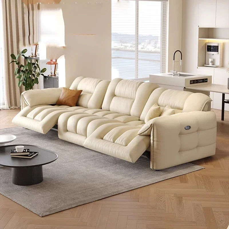 

Balcony Beige Living Room Sofas Filler Design Luxury Loveseat Electric Sofa Relax Unique Show Nordic Muebles Salon Furniture