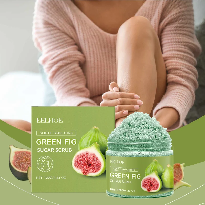 

Fig Sugar Body Scrub Hydrating Moisturizing Brightening Smooth Skin Body Cleansing Exfoliating Scrub for Daily Care
