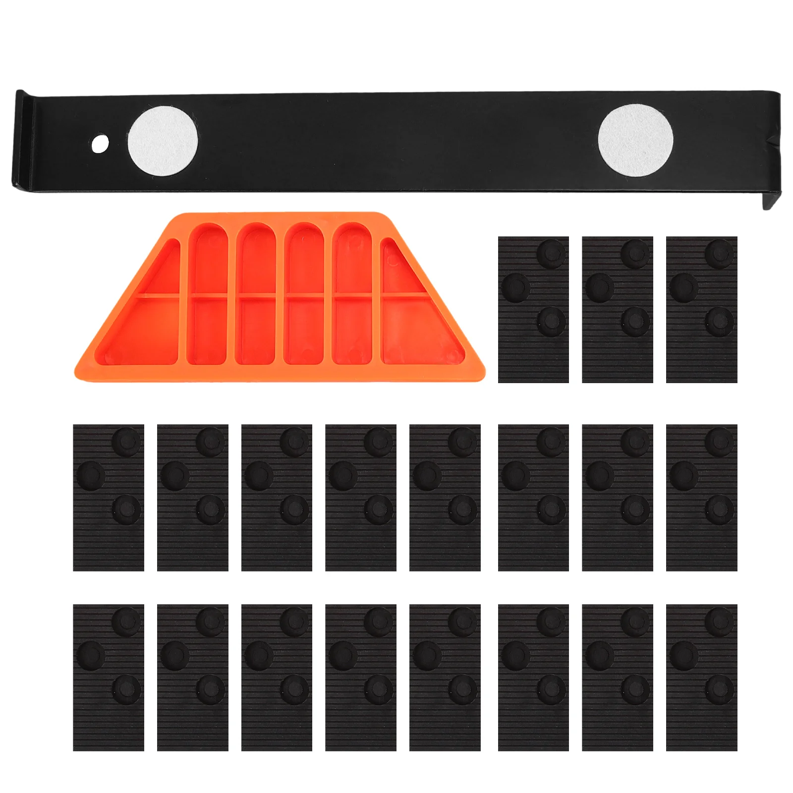 مجموعة واحدة من أداة تركيب الأرضيات شديدة التحمل لصفائح الخشب ولا تسبب ضررًا وسادات حماية عالية القوة