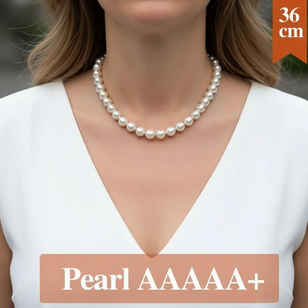 Gloss Natural Freshwater 100% Pearl Bead Round Pearl Loose Spacer Beaded for Making DIY Jewelry Necklace Bracelet 7.5-8.5mm