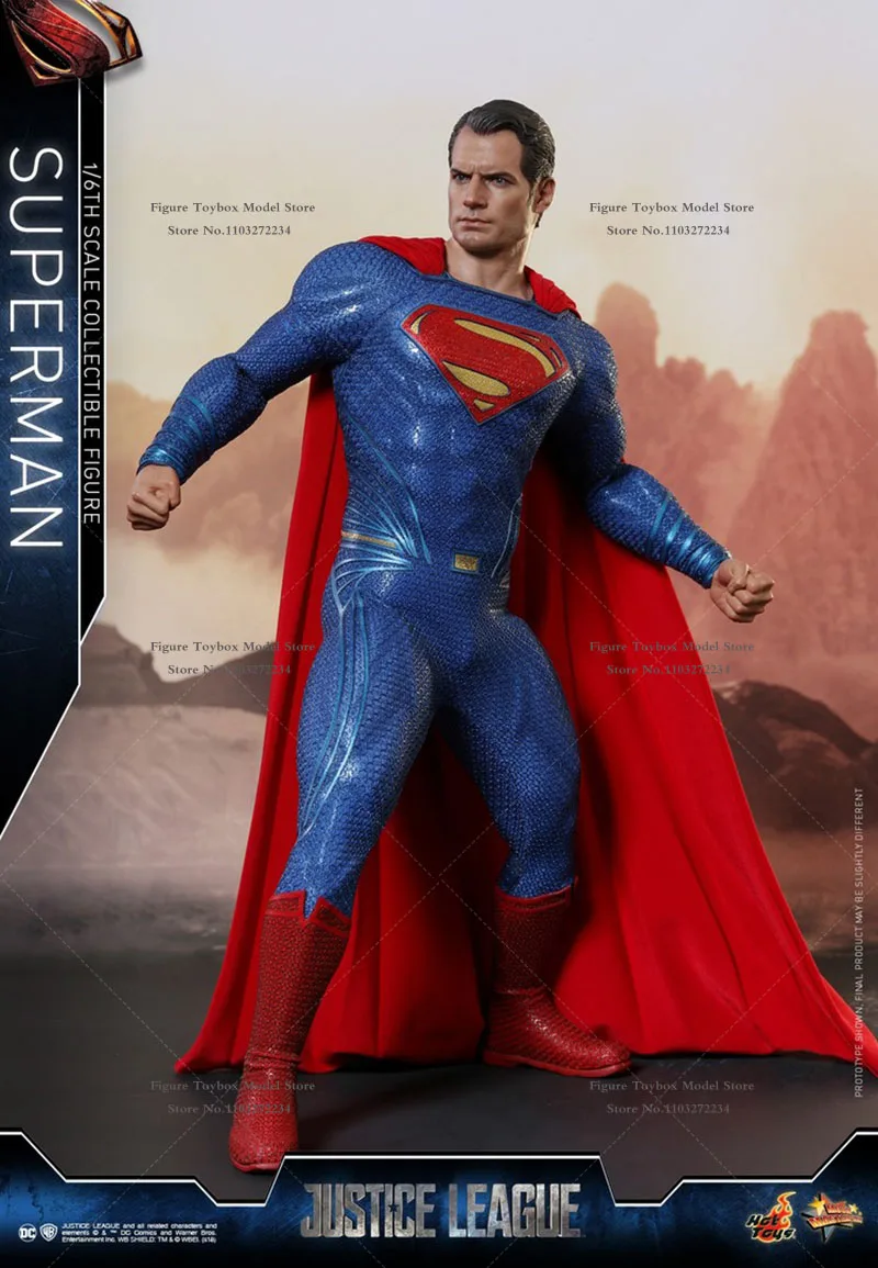 Original HotToys MMS465 1/6 Superman 3.0 Collectible Man Hero Action Figure Justice League Series Delicate Mini 12' Full Set