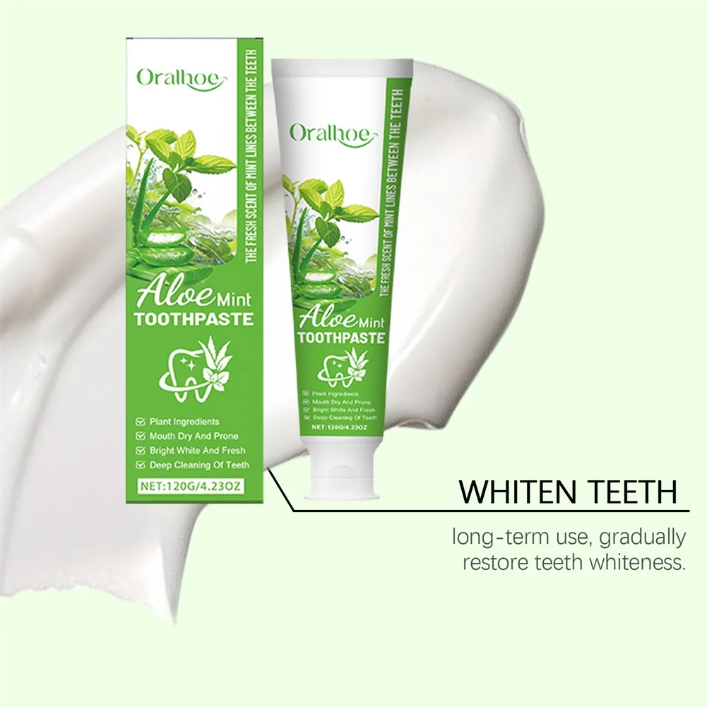 Tooth Paste Aloe Mints Toothpaste Natural Mints Whitening Toothpaste With Aloe Mildly Cleanse Teeth Purify Oral Care Tooth Paste