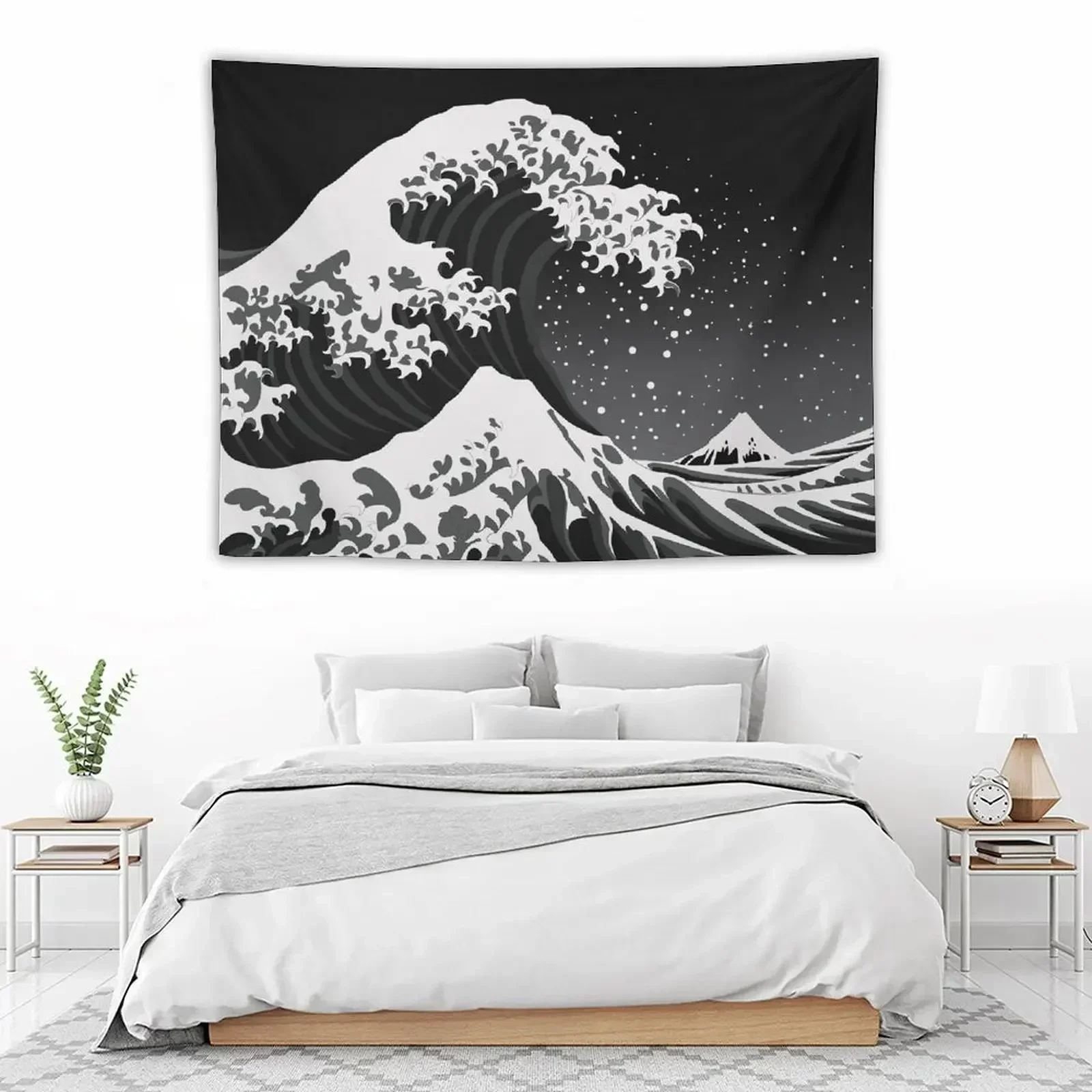 

The Dark Wave Tapestry Aesthetic Room Decors Room Aesthetic Korean Room Decor Decoration Wall Tapestry