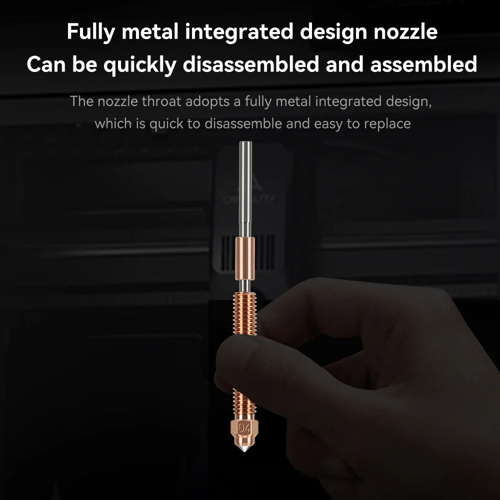 فوهة جديدة لـ Creality K2 Plus Hi Combo فوهة سريعة التبديل فوهة عدة تصميم معدني بالكامل لـ Creality K2 Plus Hi Combo #5