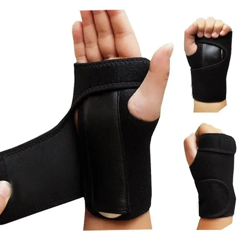 Cinturón de vendaje de muñeca ortopédico, soporte de mano, férula de dedo, esguinces, artritis, síndrome del túnel carpiano, herramienta de soporte