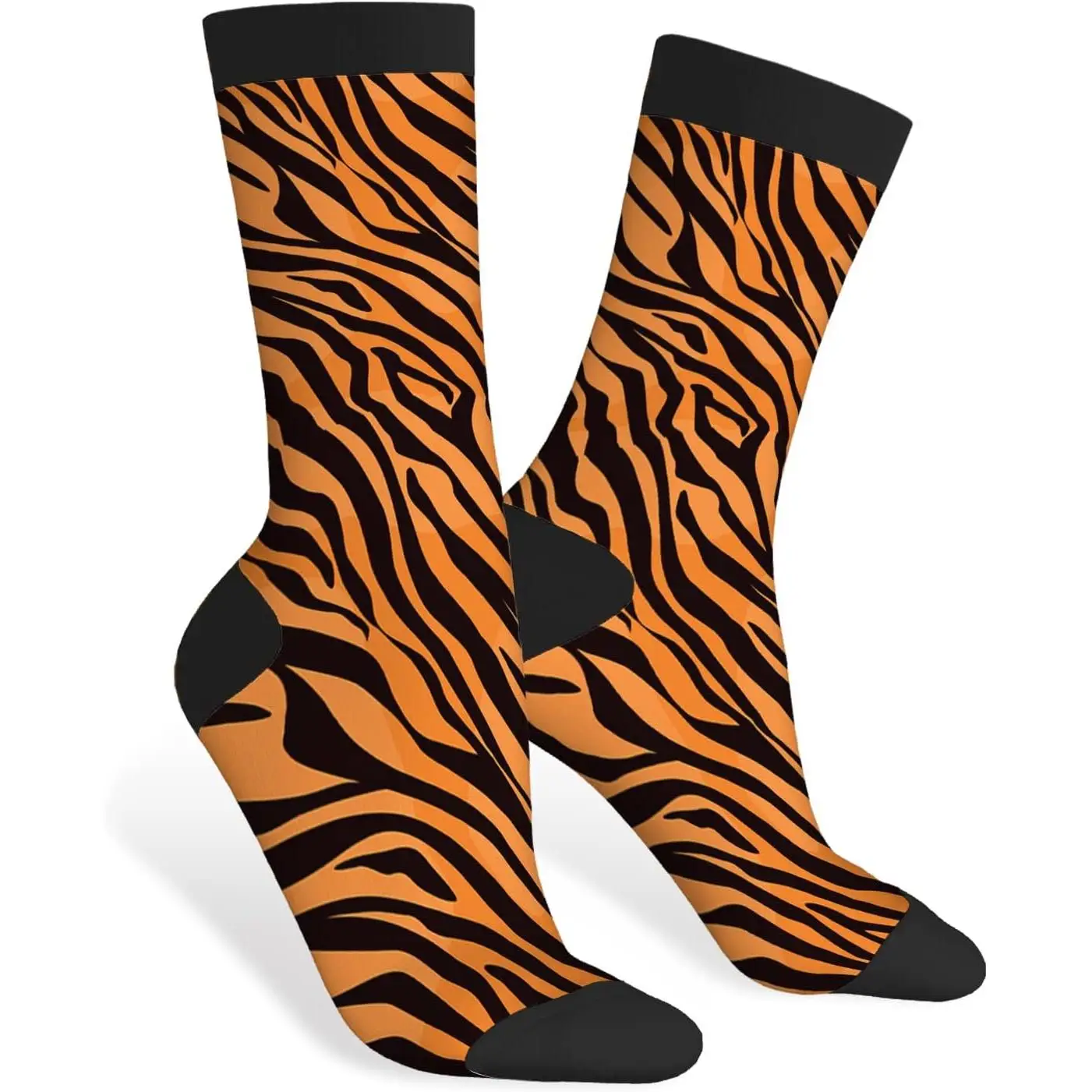 Colorful Cardiograms Funny Socks Health Curve Novelty Casual Crew Socks Contrast Color Design for Women Men Gift