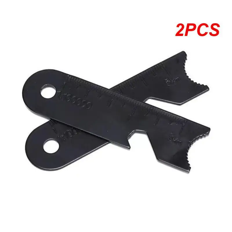 2PCS Outdoor Survival Camping Scraper Flint Bottle Opener Tools Fire Starter Multi-function Scraper Magnesium Rod Scraper Small