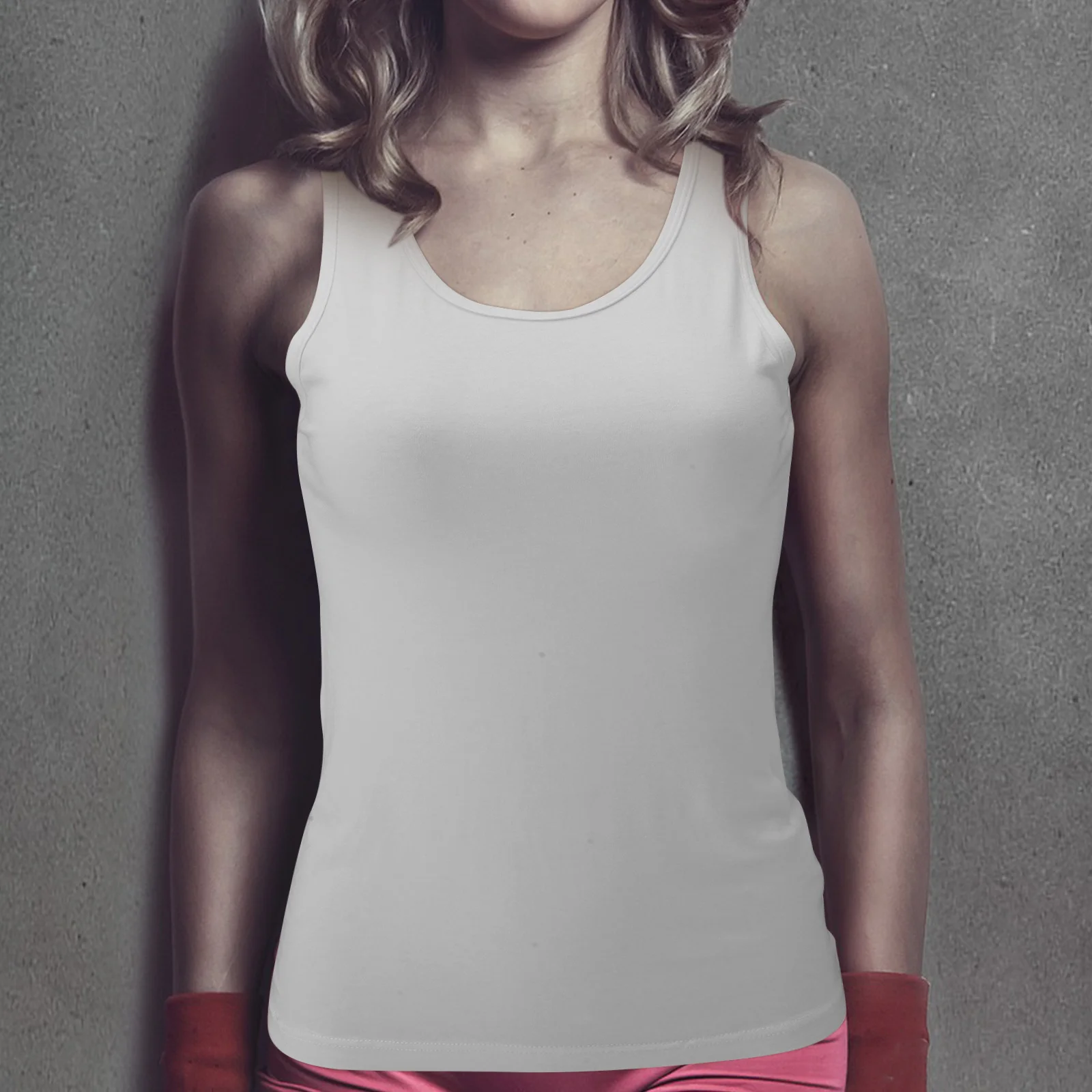 

Women Breathable Slim Vest Summer Basic Tank Top Xxl Wide Strap Round Neck Soft Vest Top Casual Women Tops Women's Tops