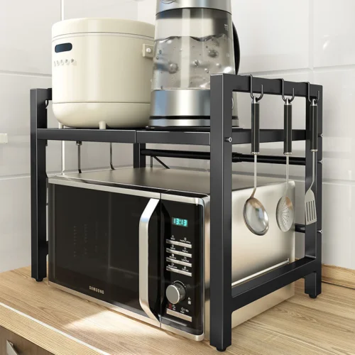 Adjustable Rustproof Metal Kitchen Storage Rack