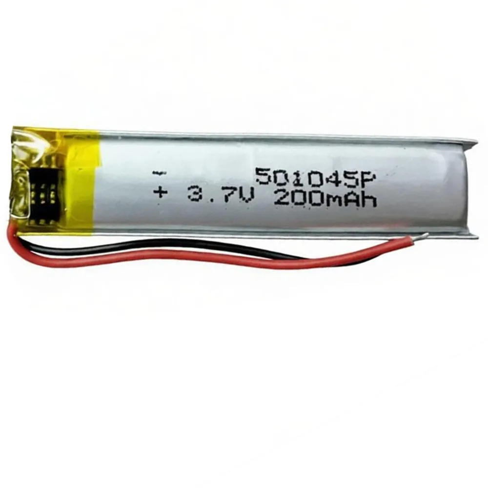 10PCS 501045 3.7V 200mAh Lithium Polymer Rechargeable Battery For MP3 MP4 Electric Toothbrush Voice Recorder Bluetooth Headset