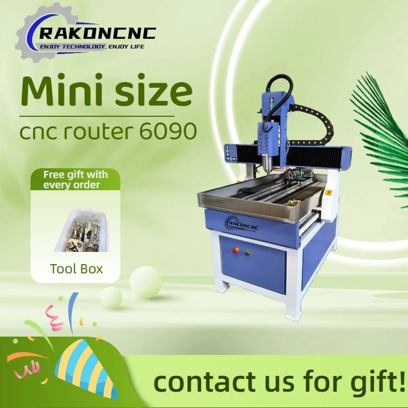 9060 4060 600*900mm with 1.5kw 2.2kw Spindle Wood Metal Working Router NC Studio Cnc Router Machine 6090 Mini Machine Woodwrking