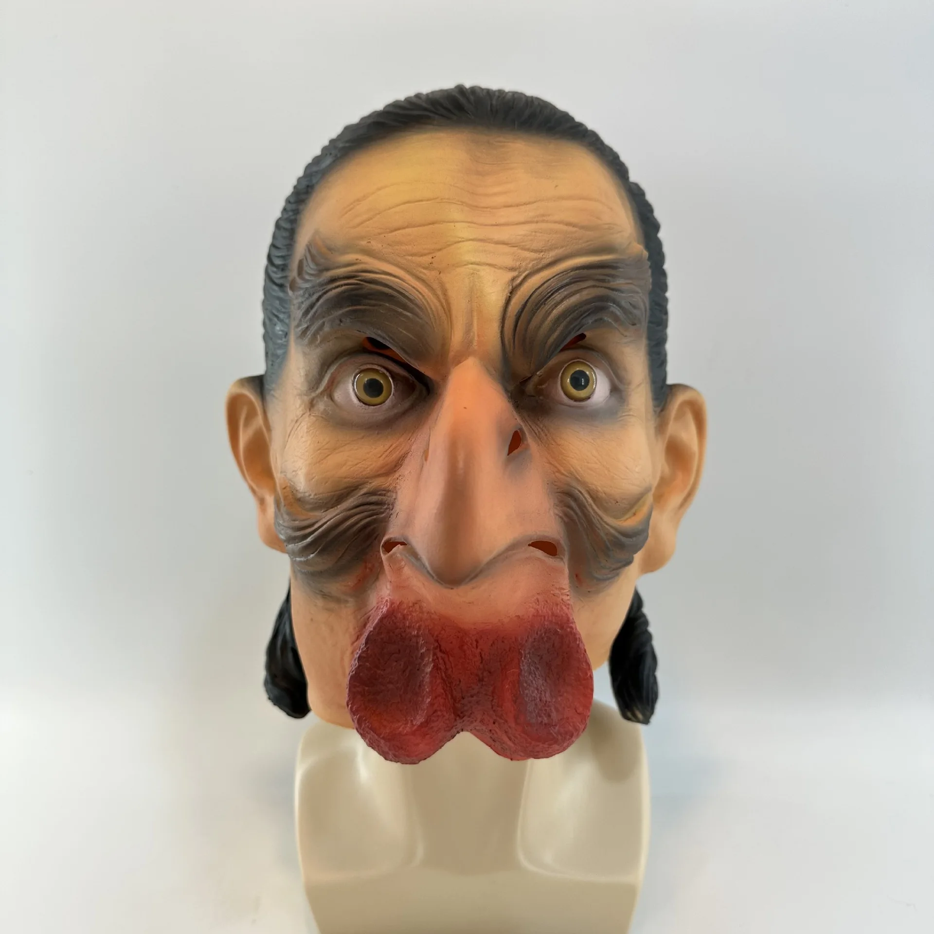 Halloween Latex-Maske Realistische Hahn-Gesichtsmaske Vogelmund-Maske Rollenspiel Prominenten-Cosplay Kostüm-Requisite – Detail 5