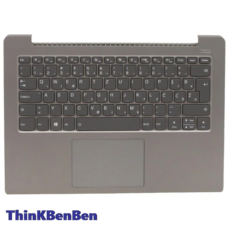 SI Slovenian Mineral Gray Keyboard Upper Case Palmrest Shell Cover For Lenovo Ideapad 330S 14 14IKB 14AST 5CB0R57340