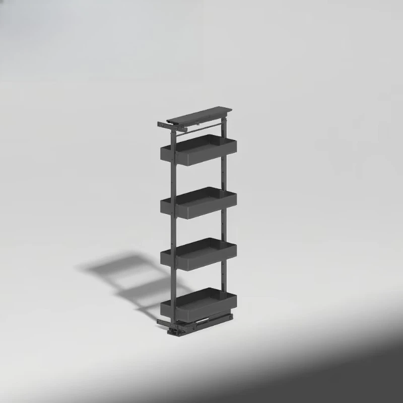 

Heavy Duty Multi-Layer High Draw Basket Drawer Organizer Deep Cabinet Storage System with Easy Access Pantry Shelving