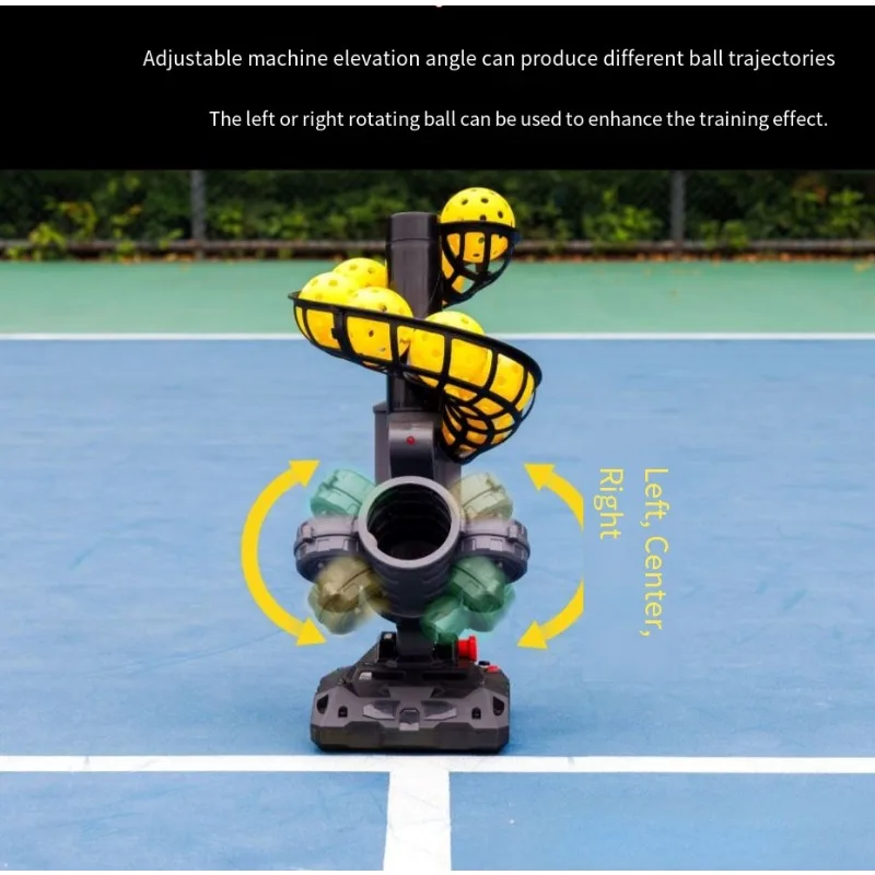 388PBH Pickleball Serving Machine Solo Hitting Practice Trainer Professional Training Equipment
