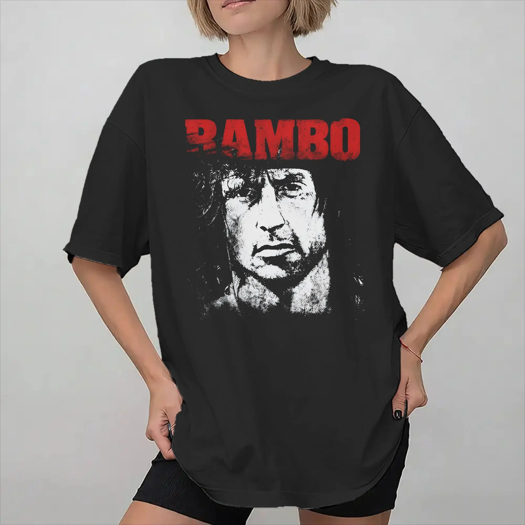 Men Women New Arrival John Rambos T Shirt Tee 100% Cotton  T-shirts Clothes