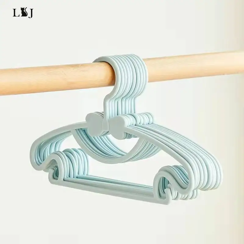 1PC Bow Tie Plastic Children Clothes Hanger PP Cute Bow knot Drying Hanger Baby Kids Clothes Hanger Mini Non Slip Hanging Home