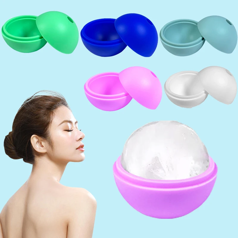 1Pc Ice Roller For Face And Eye Facial Beauty Ice Roller Skin Care Tools Ice Facial Cube Silicone Ice Mold Beauty Accessories