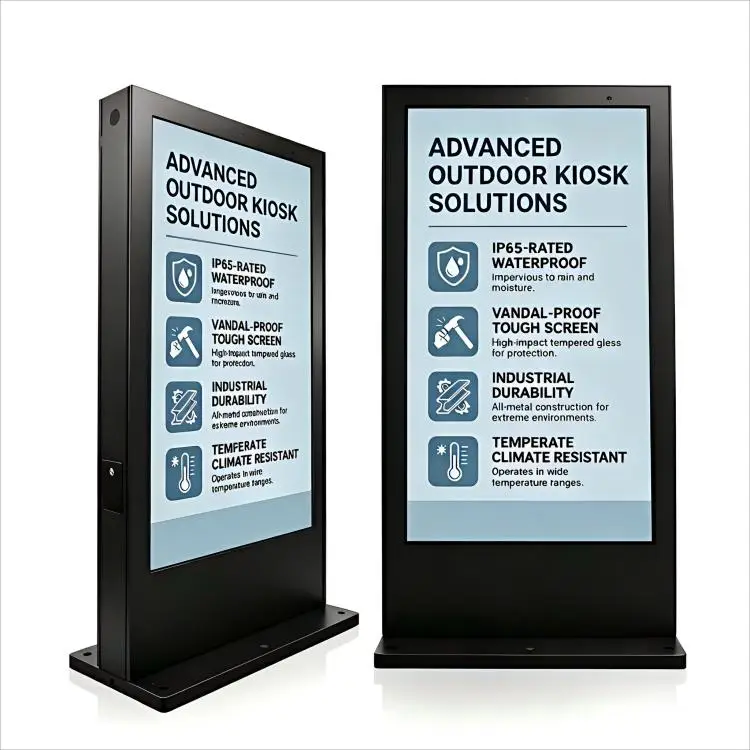 Sinmar Large 55 65 75 Inch Outdoor LCD reclame scherm Totem Publicidade staande totem LED display kiosk