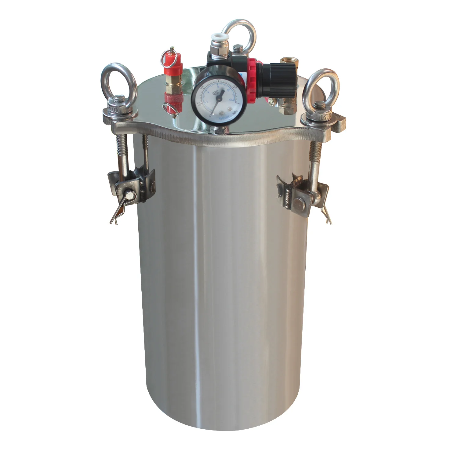 Produktbild von Edelstahl-Luftspeichertank 0,1L – Kleiner Vakuum-Drucktank, G1/4″ Einlass, Max. 1,25 MPa, Spiegelpoliert, 140x38 Mm