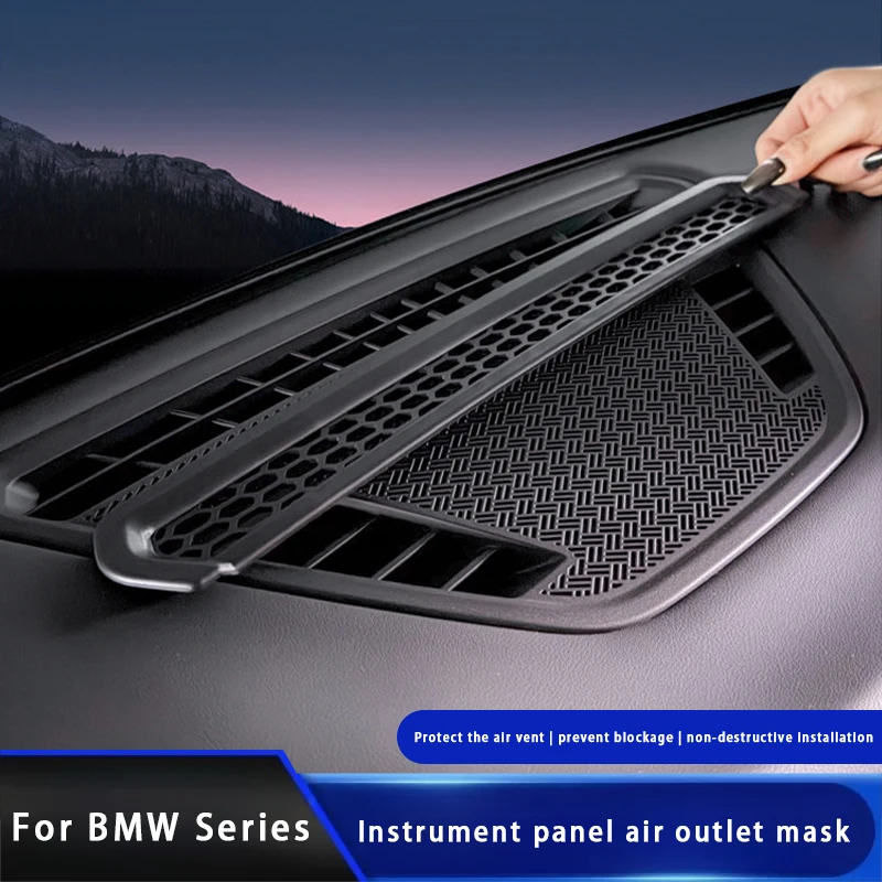 Car Dashboard Air Outlet Cover Buckle Dust Protection Cover Accessories For BMW 3 4 5 7 Series X1 X2 X3 X4 X5 X6 X7 2018-2026