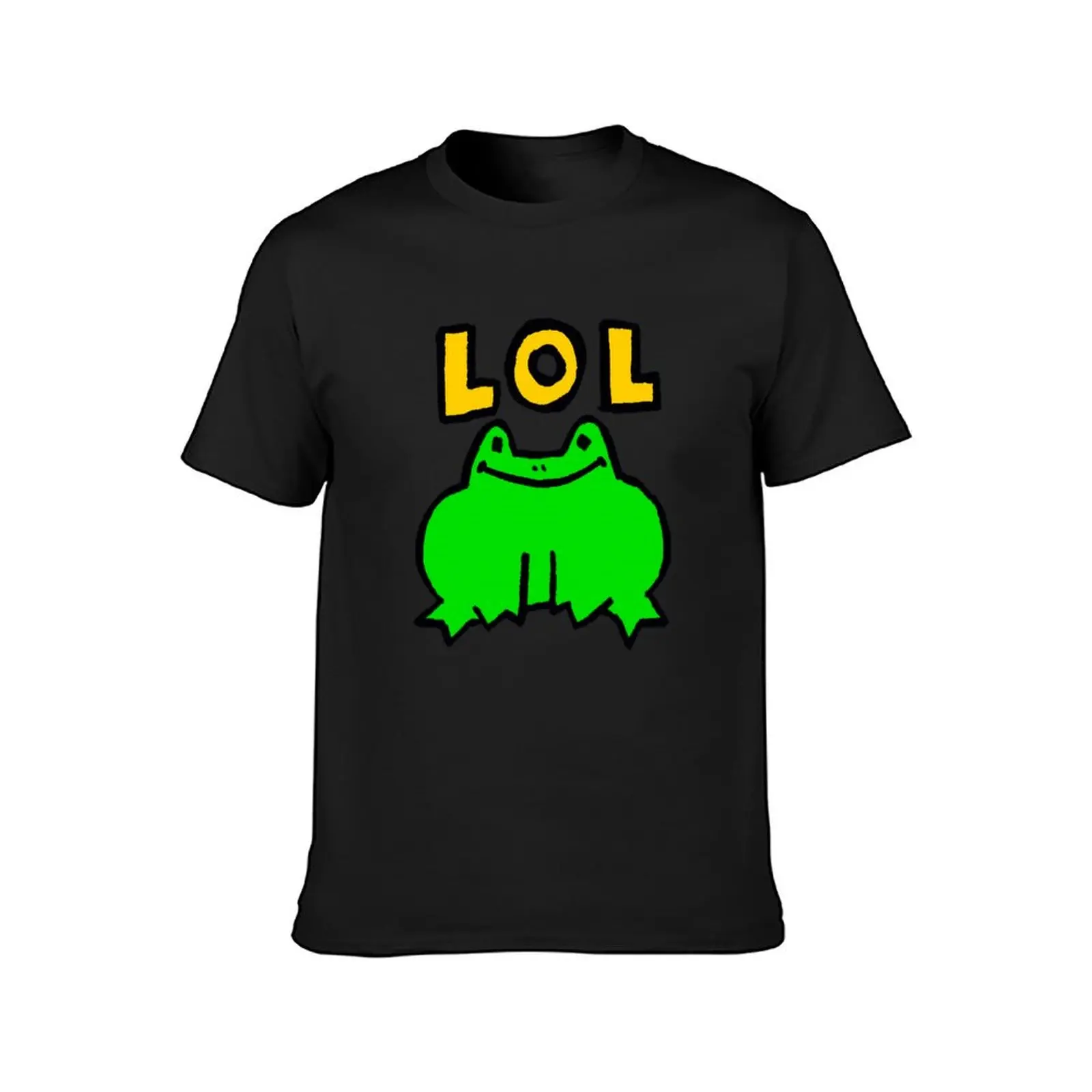 LOL Froggy T-Shirt animal prinfor boys funnys tops Short sleeve tee mens workout shirts