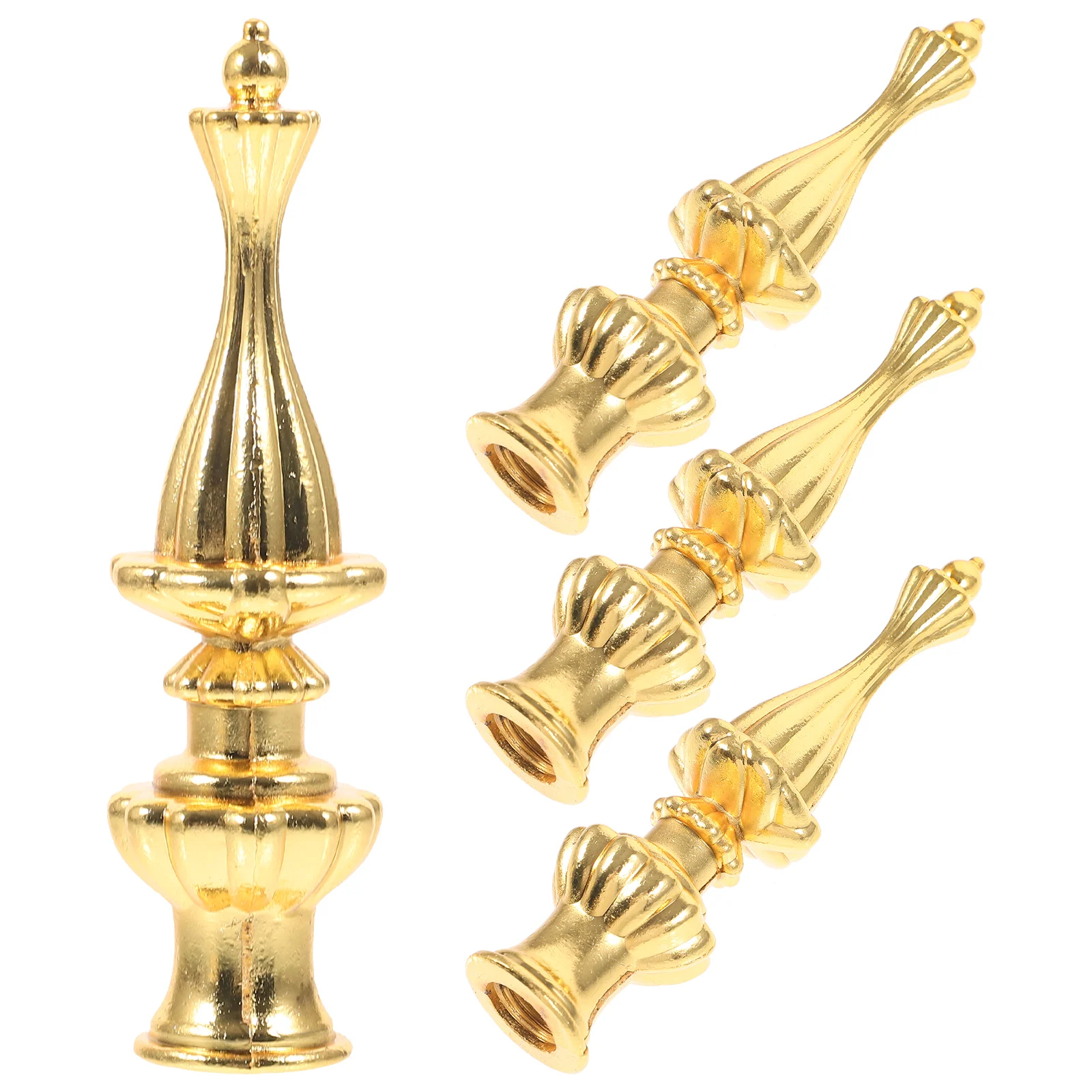 4 pcs Finial Finial For Table For Shade Top Knobs for Table Floor Lamp Desk Lamp Shade Top with Durable Quality