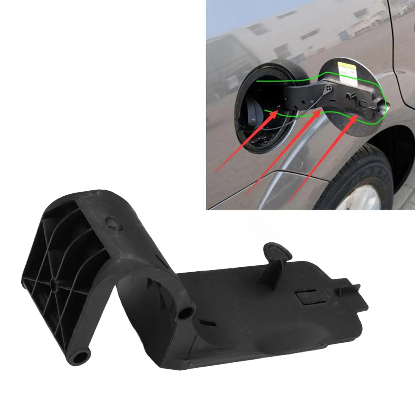 

Fuel Tank Cap Cover Mount Bracket Black ABS Filler Hinge for Ford Focus MK2 Automotive Supplies