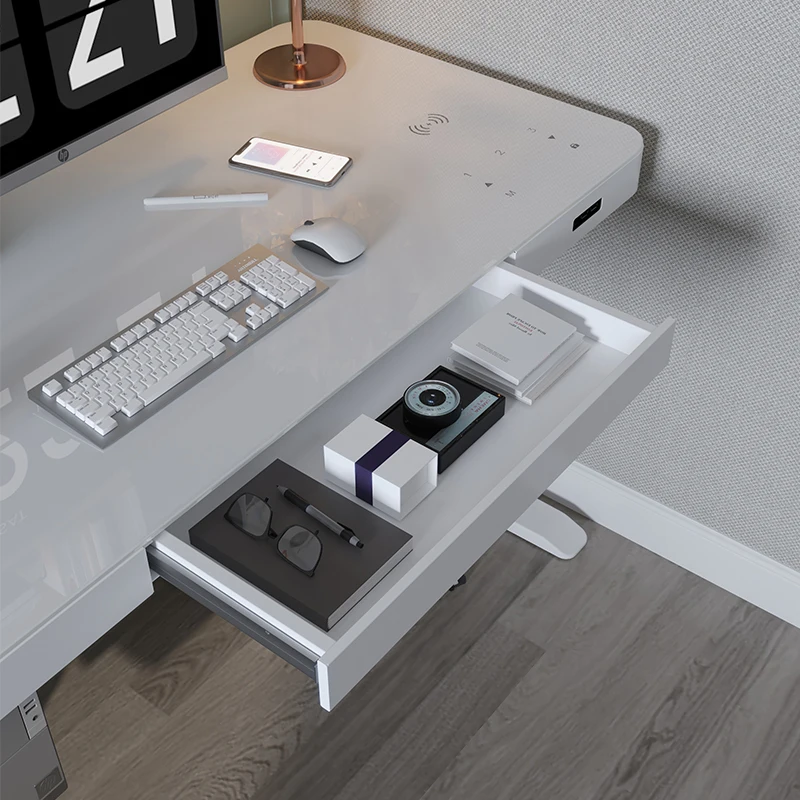 China Desktop Adjustable Table Lifting Sit to Stand up Desk Moving Standing Office Computer Study Workstation Table for Home