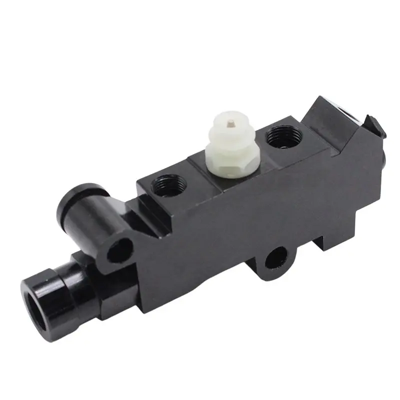 For Chevy Ford GM PV2 Disc Drum Proportioning Valve PV2BLK Black Aluminum Brake Pressure Combination Unit-Boom