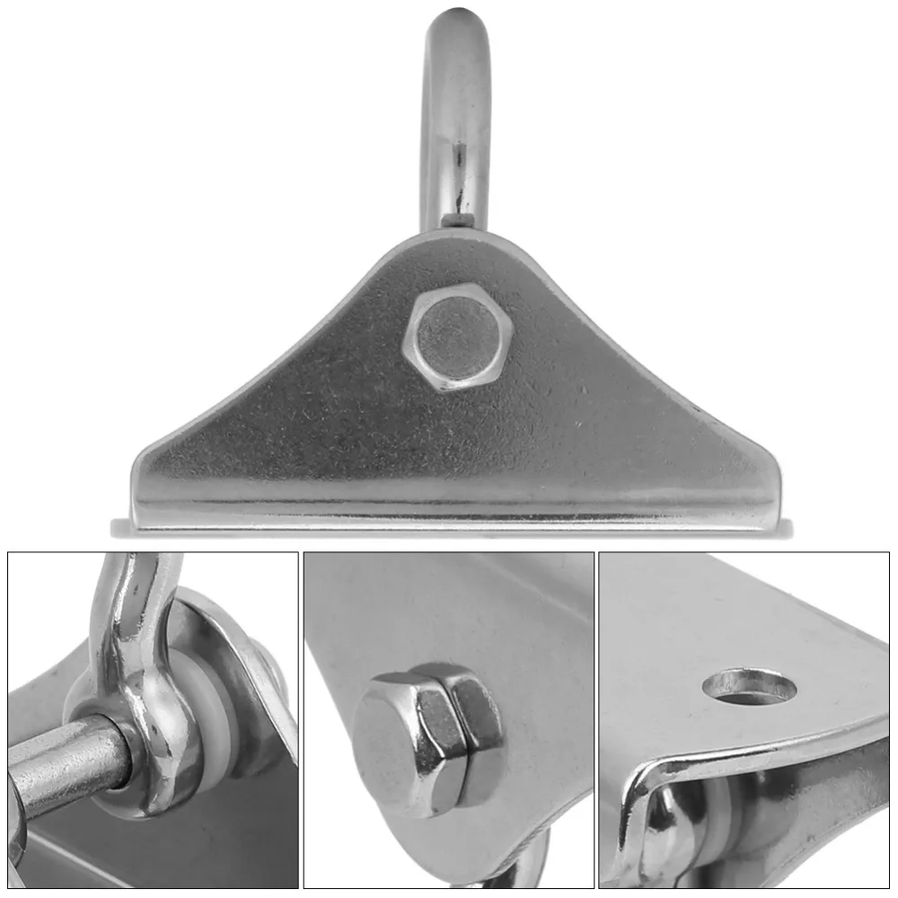 Stainless Steel Ceiling Mount Hook Supports up to 992lb 180° Rotation Heavy Duty Swing Hanger Yoga Hammock Hook Indoor Outdoor