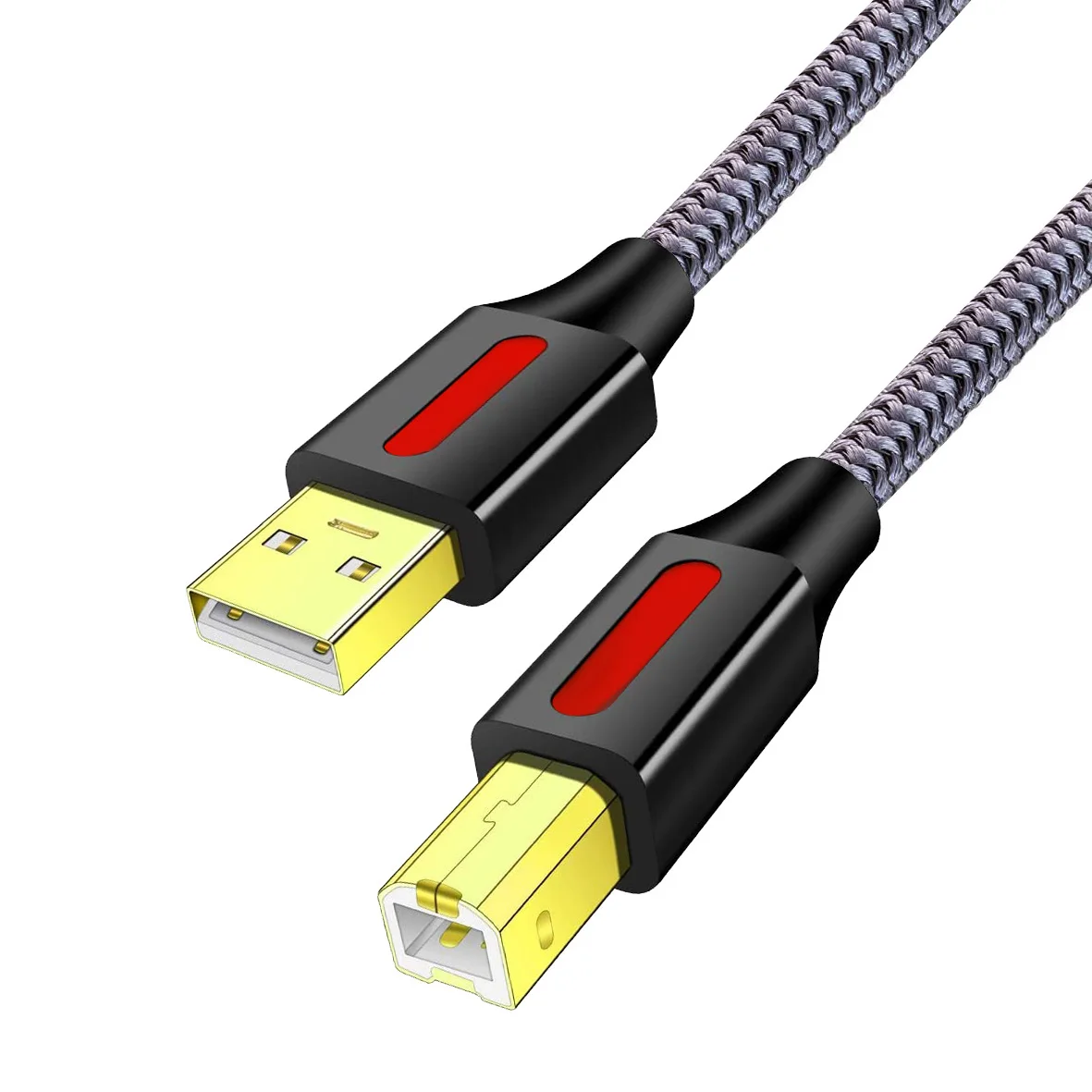 1/2/3/5/8/10m USB Printer Cord 2.0 Type A Male to B Male Cable Scanner Cord High Speed Compatible with HP,Canon,Dell,Epson,More