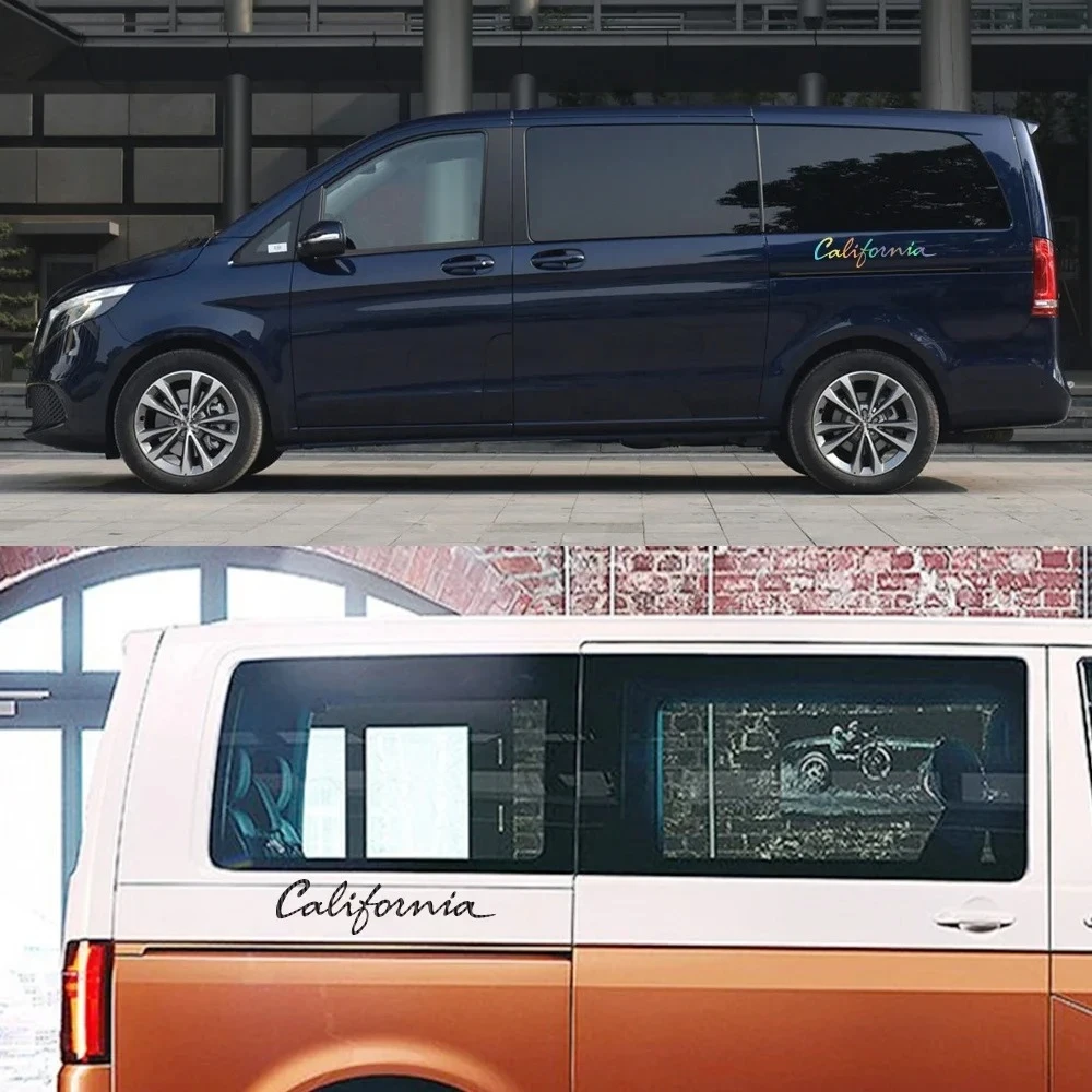 For Volkswagen VW Transporter T4 T5 T6 California Camper Van Car Stickers Graphics Mountain Vinyl Decals Auto Tuning Accessories