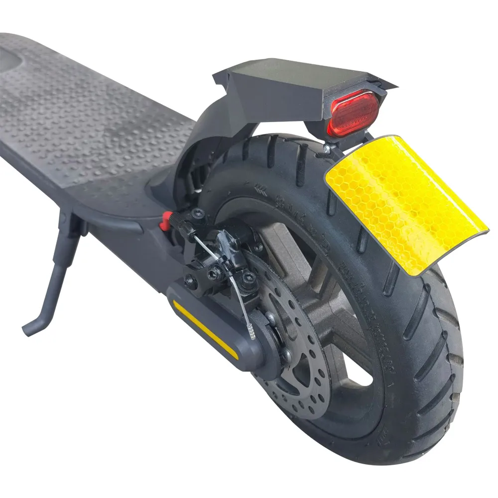 Parafango Posteriore Per Scooter Elettrico 10 Pollici Con Luce Rossa – Ricambio Paraspruzzi Leggero E Facile Da Installare