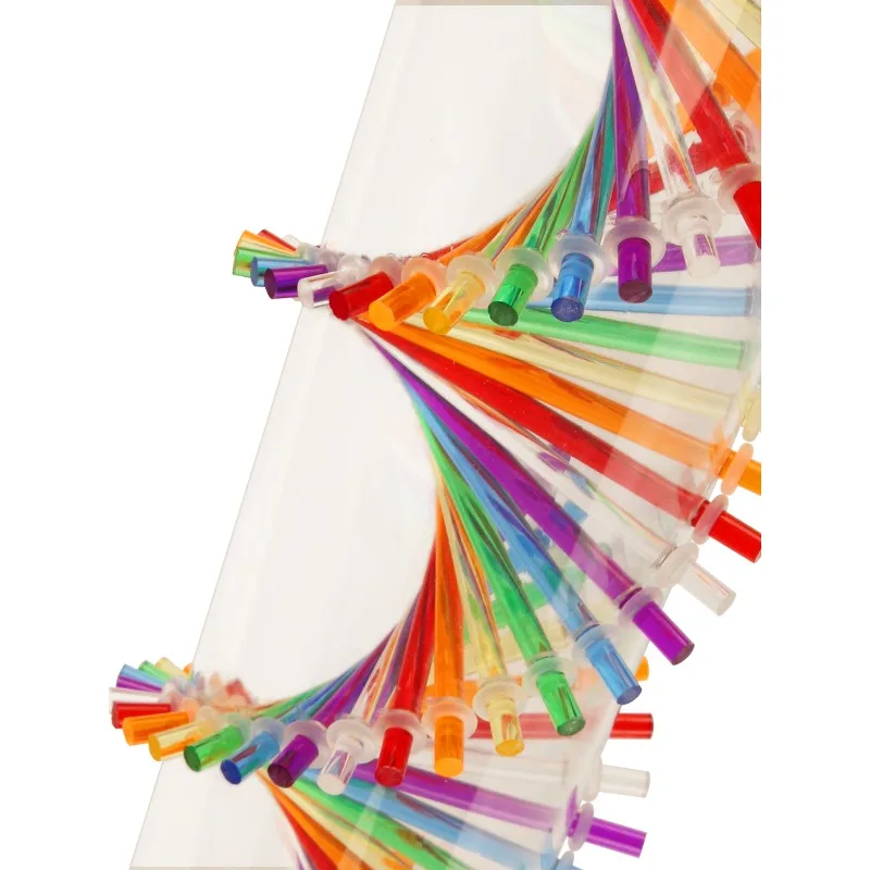 Transparent Rain Stick Onomatopoeia Waves, Decompression Meditation Healing Niche Musical Instrument Hourglass Rain Sound Tube