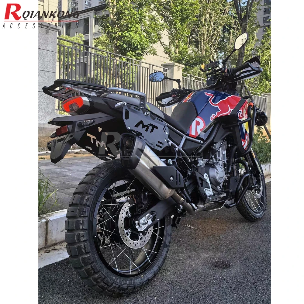 

Motorcycle Rear Saddlebag Luggage Rack Set FOR CFMOTO 450MT MT 450 MT 450mt 2024 2025 2026 Luggage Rack Sidebox Case Mount Plate