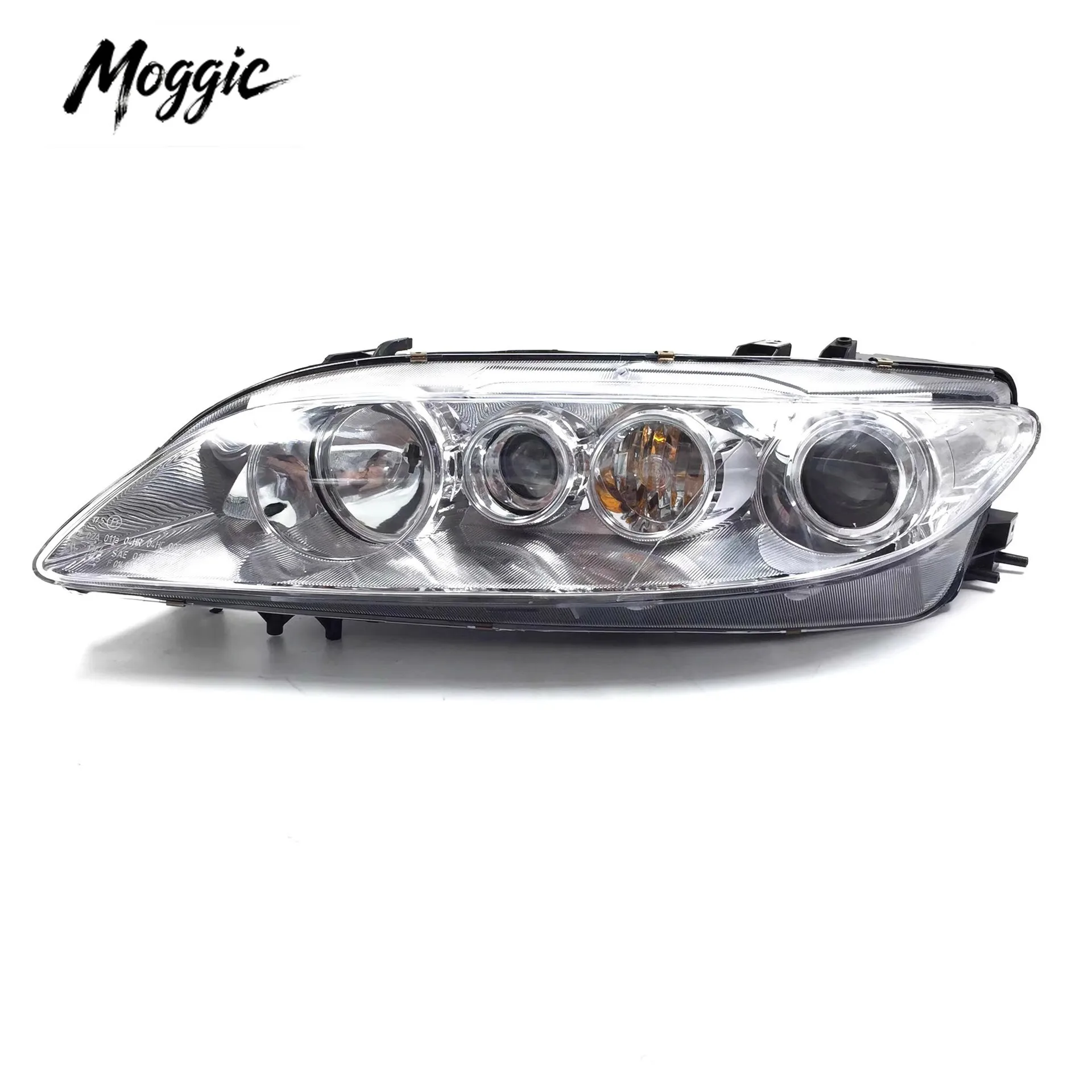 Moggic Front Headlight Assembly for Mazda 6 2003‑2015, M6 Headlamp Complete Unit
