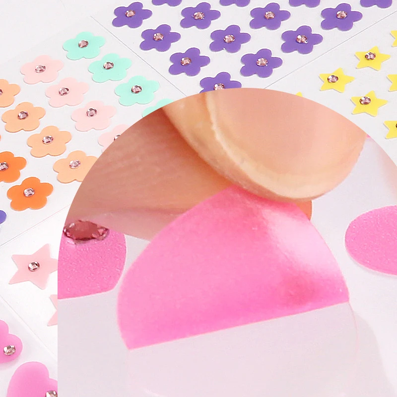 Parche colorido para el acné, pegatina para el cuidado de la piel, corrector, herramienta de maquillaje de belleza para manchas faciales