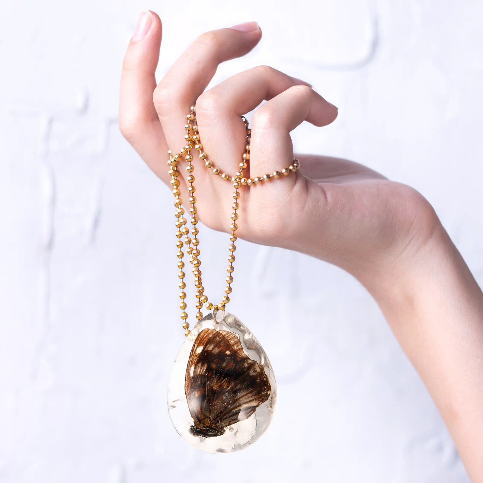 

3 Pcs Amber Beads Accessories Accessory Pendant Insect Decor Decoration Specimens Necklace