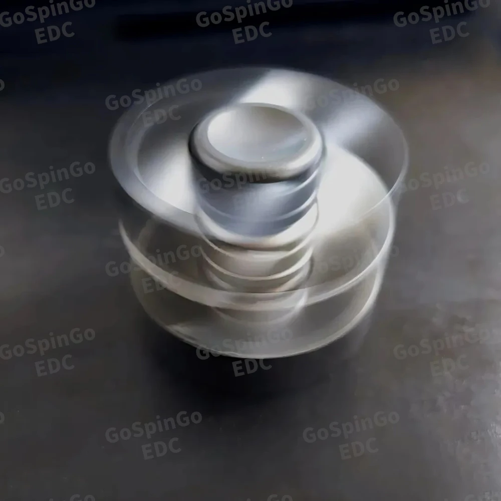 Spinner AMP EDC Frustum, zabawka antystresowa dla dorosłych, akcesoria na biurko, zabawki na niepokój, gadżety redukujące stres, spinner