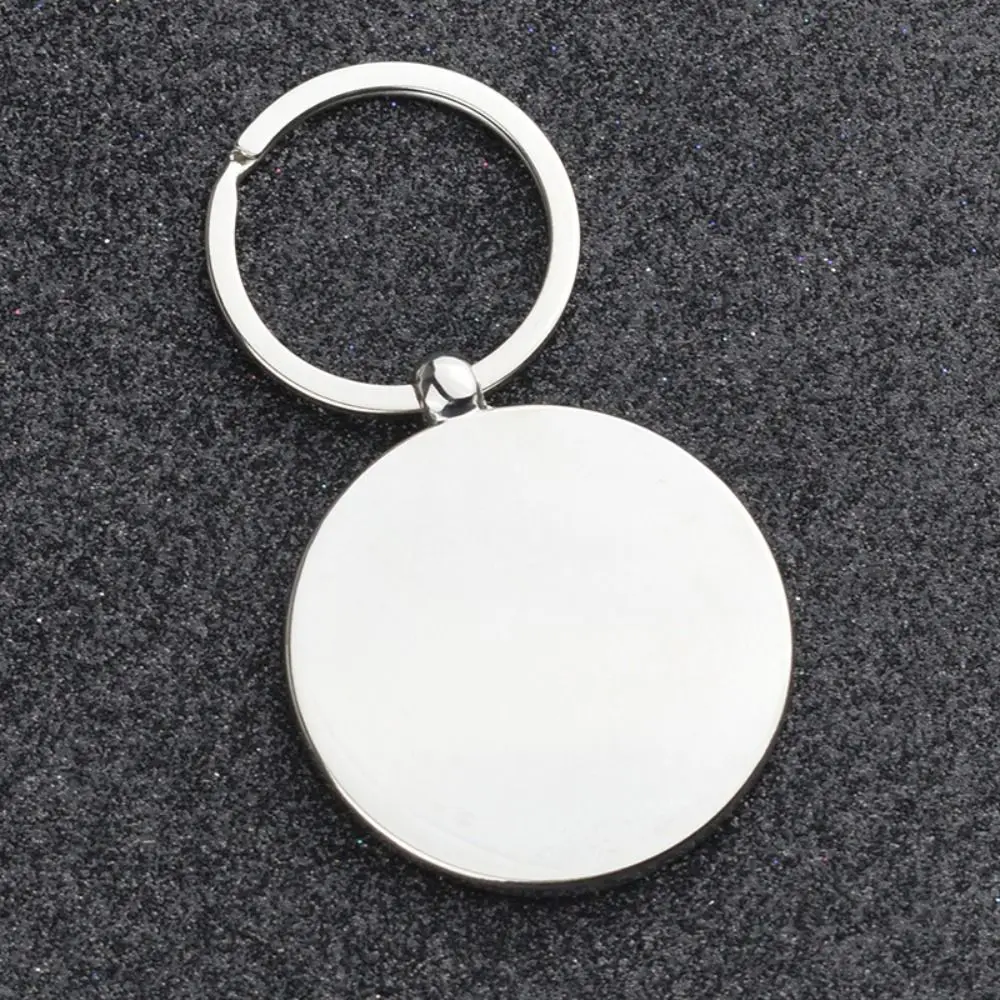 Creativity 50 Years Perpetual Calendar Keychain Alloy Silver Car Keychain Portable Exquisite Perpetual Calendar Pendant