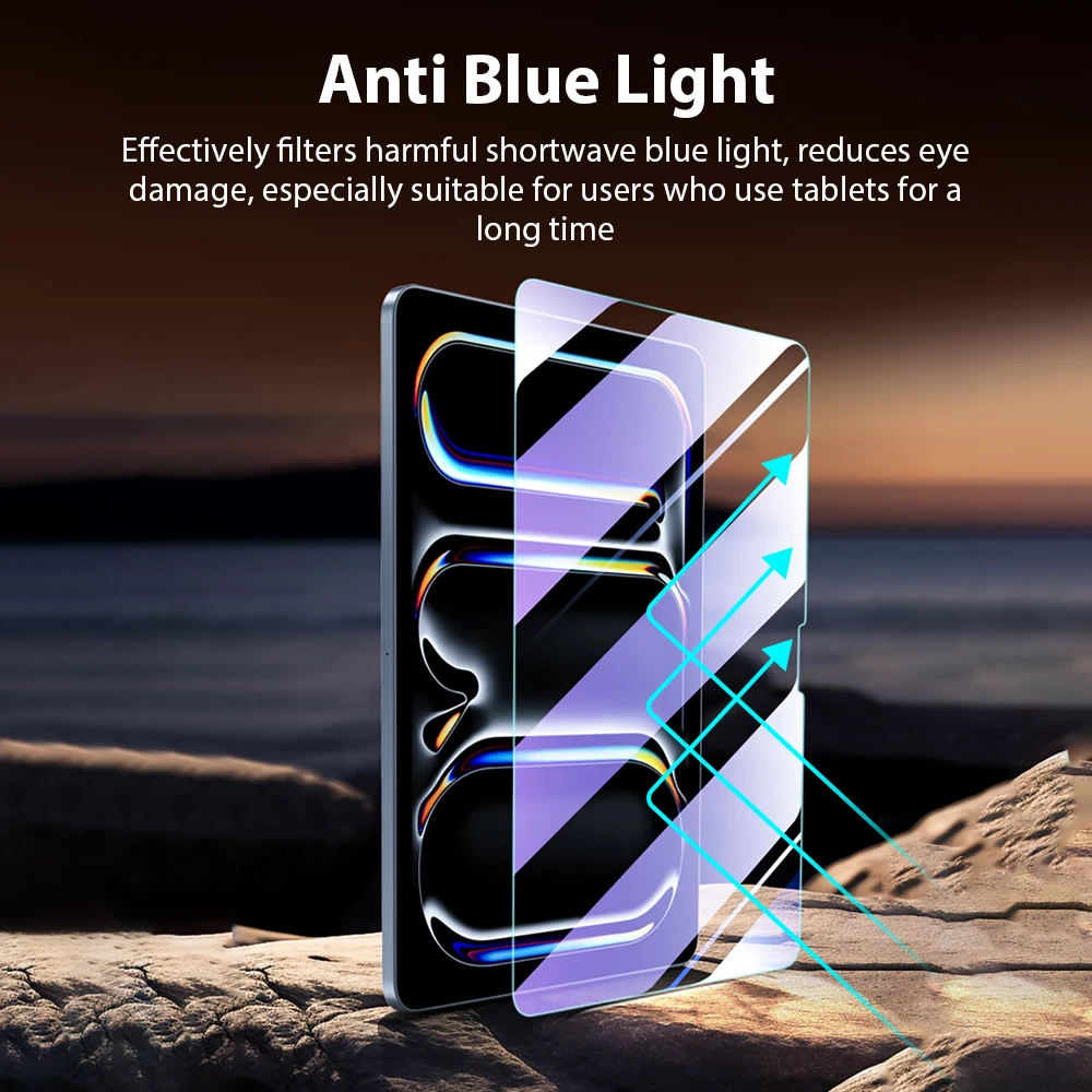 For iPad A16 Pro 13 11th M5 M4 2025 12.9 Tempered Glass 10 9 10th 9th Generation Air 11 5 4 M2 M3 Mini 6 7 Screen Protector Film